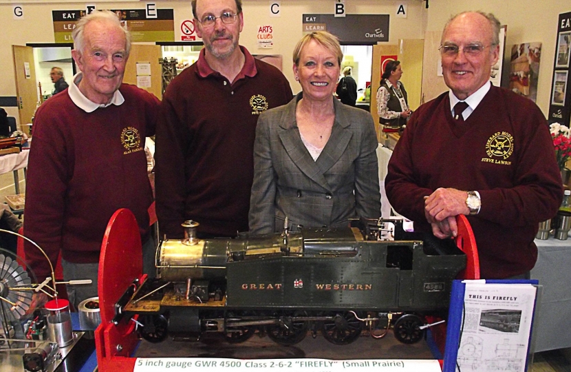 Liskeard Model Exhibition “Excellent” Sheryll Murray MP