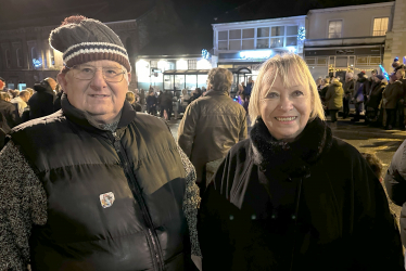 Sheryll Murray MP with Cllr Smith 